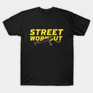 STREET WORKOUT Plank Siluet T-Shirt